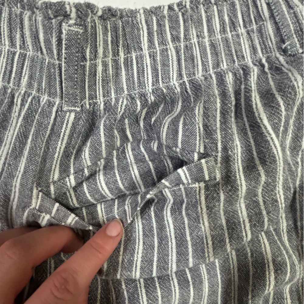 Briggs Linen Blend Striped & Floral Wide Leg Pants Bundle XL - Picture 6 of 16